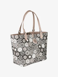 Gattinoni Borsa tote donna reversibile con pochette - taupe