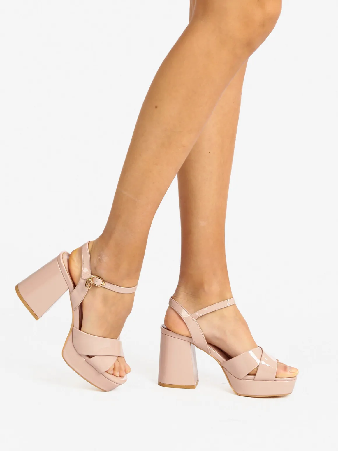 Gattinoni Sandali donna in vernice con tacco
