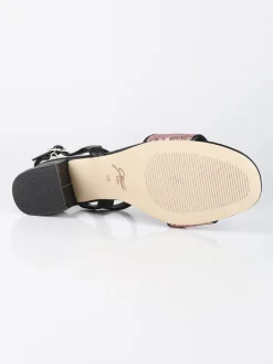 Gattinoni Sandali in pelle con paillettes