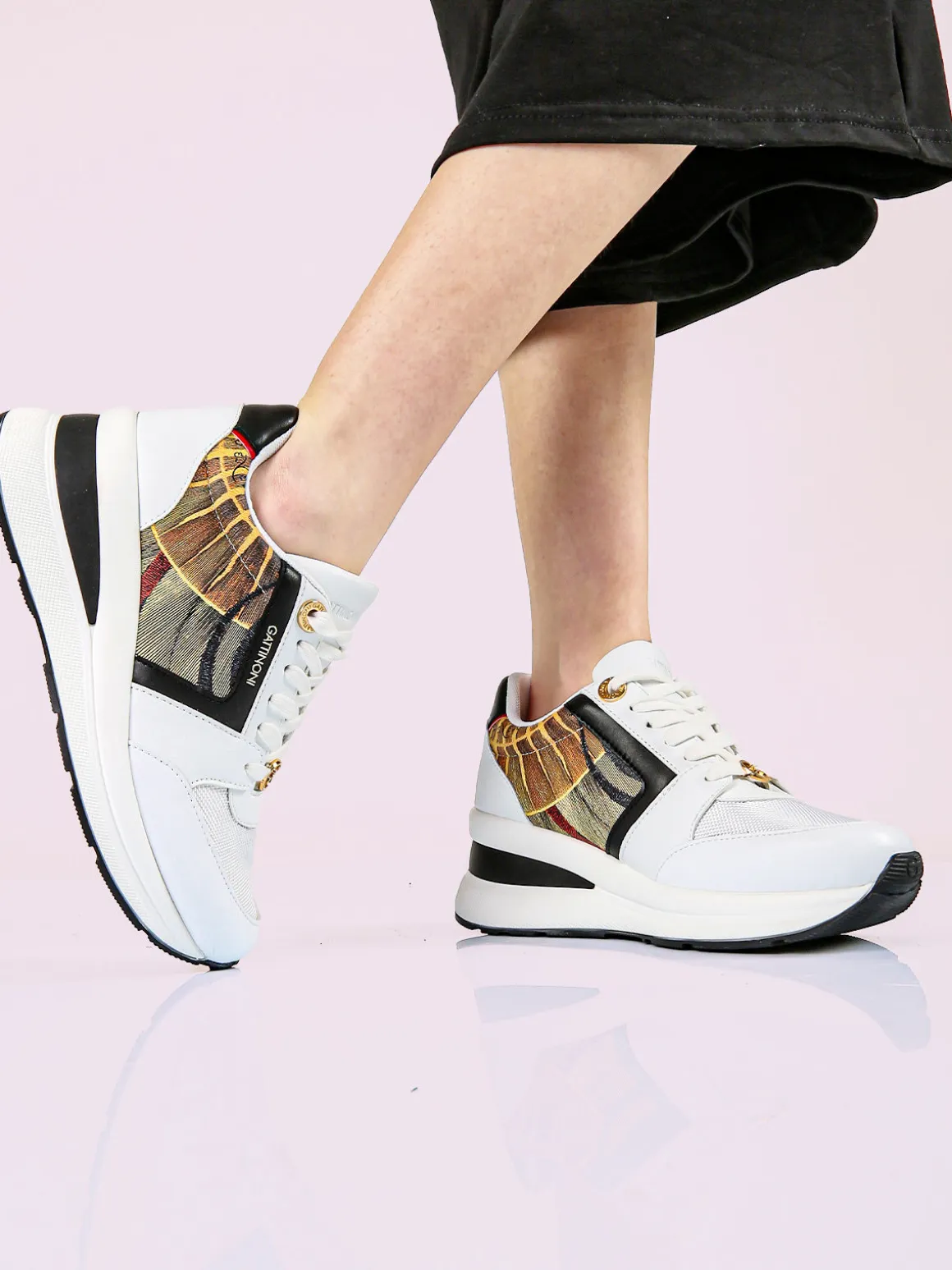 Gattinoni Sneakers da donna con zeppa