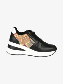 Gattinoni Sneakers donna stringate con zeppa - nero