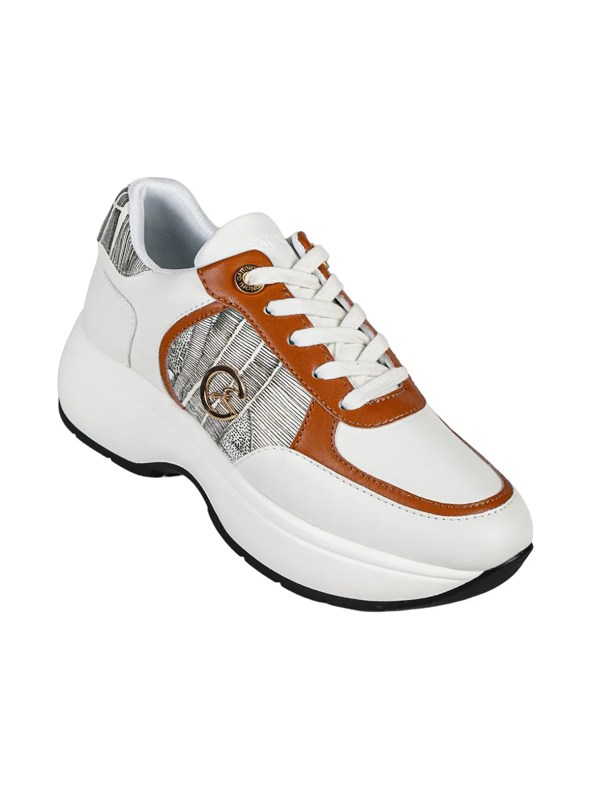Gattinoni Sneakers donna stringate con platform