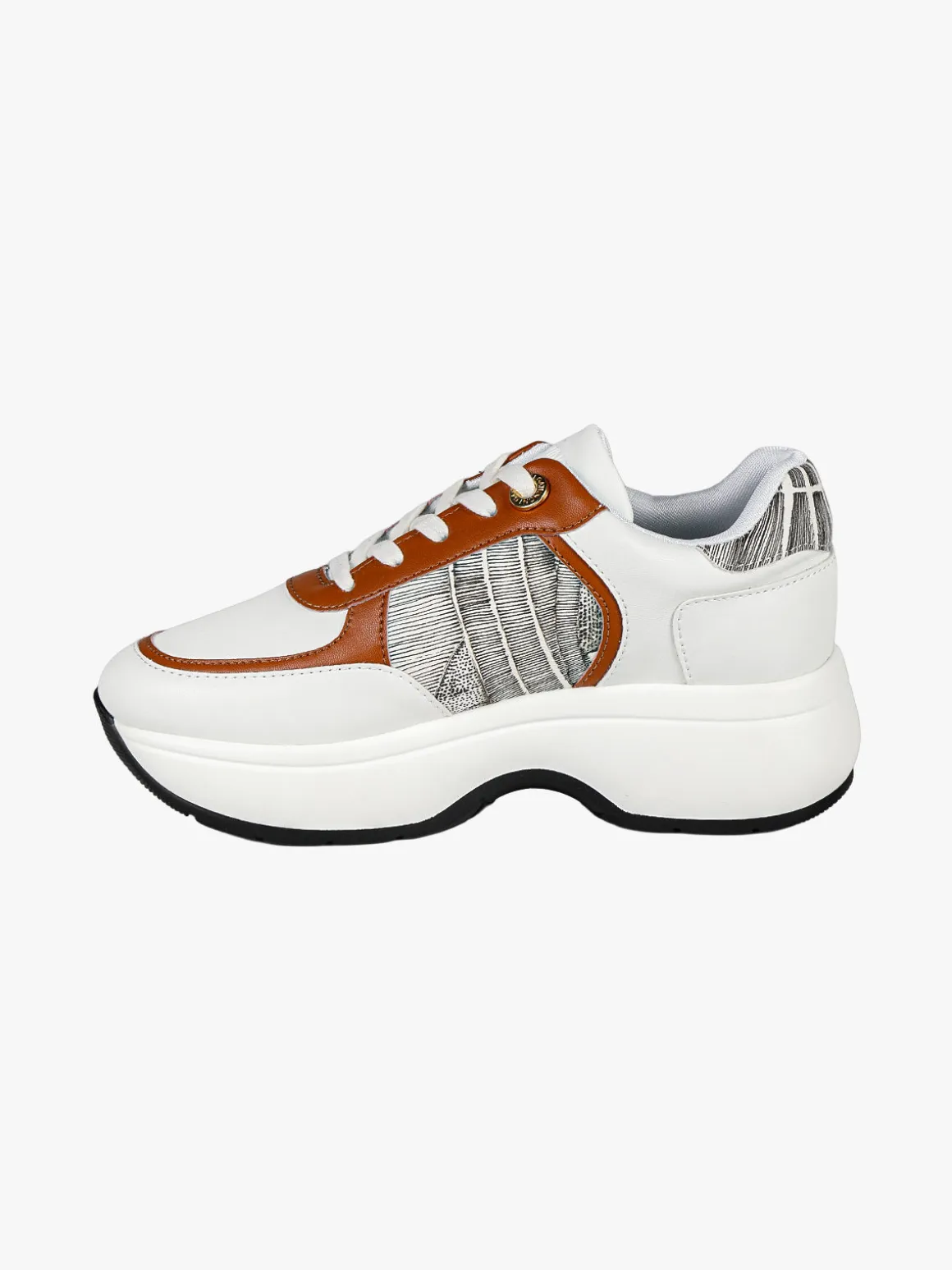 Gattinoni Sneakers donna stringate con platform