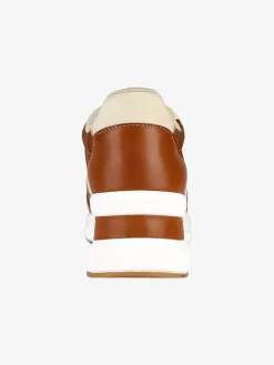 Gattinoni Sneakers donna stringate con zeppa - marrone