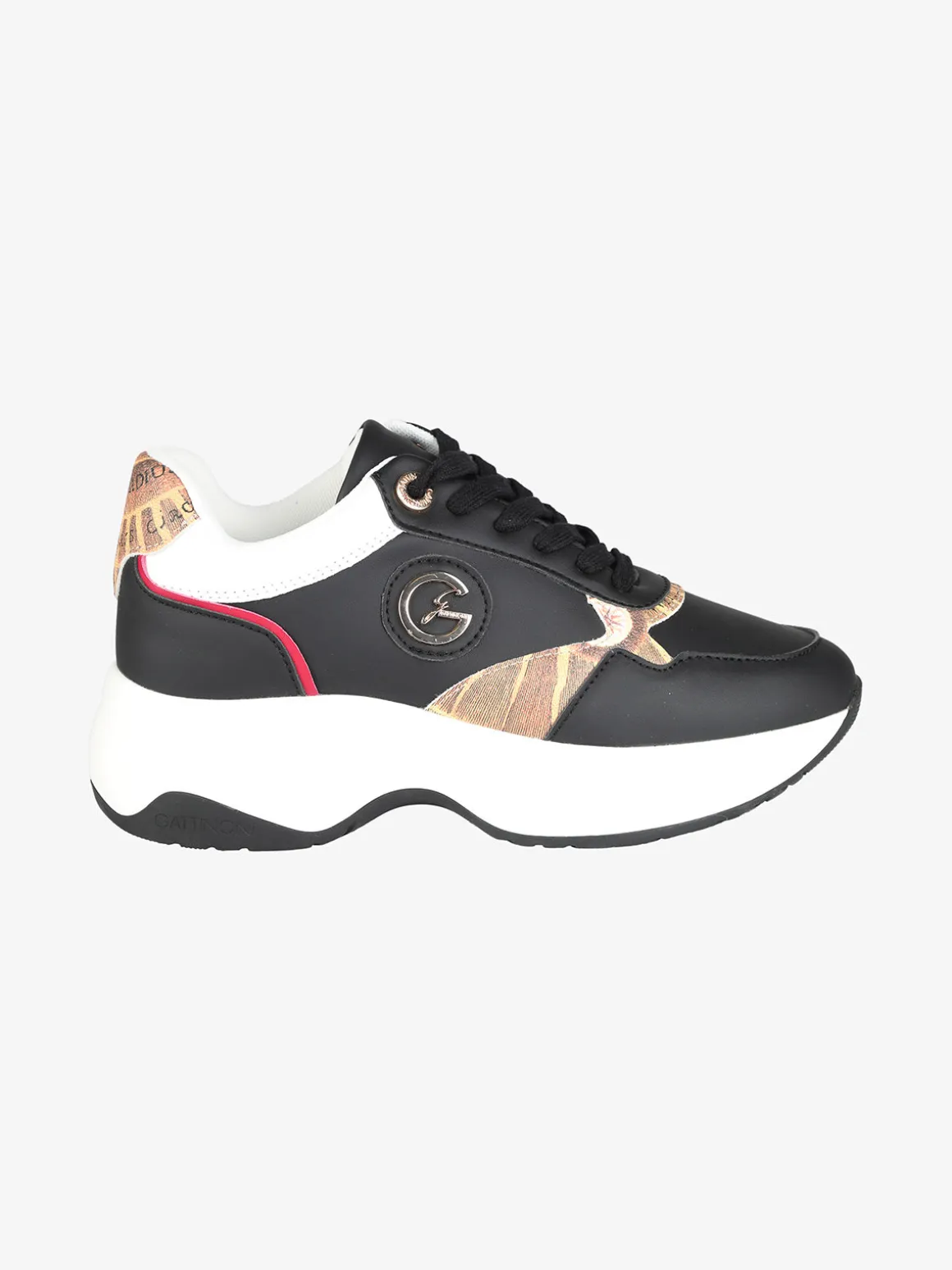 Gattinoni Sneakers donna stringate con platform