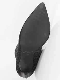 Gattinoni Stivaletti calzino con tacco e lurex