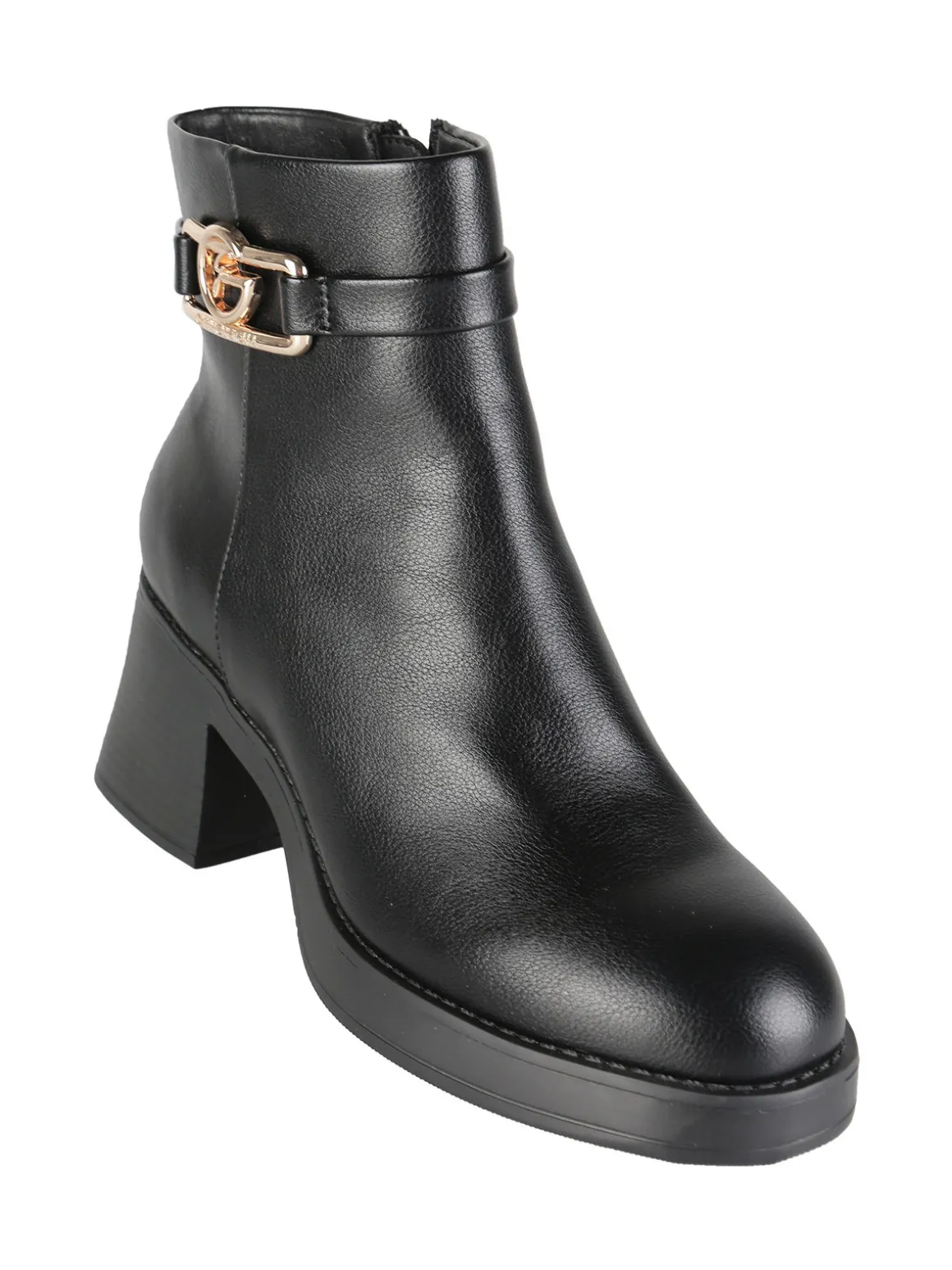 Gattinoni Stivaletti donna con tacco largo e zip