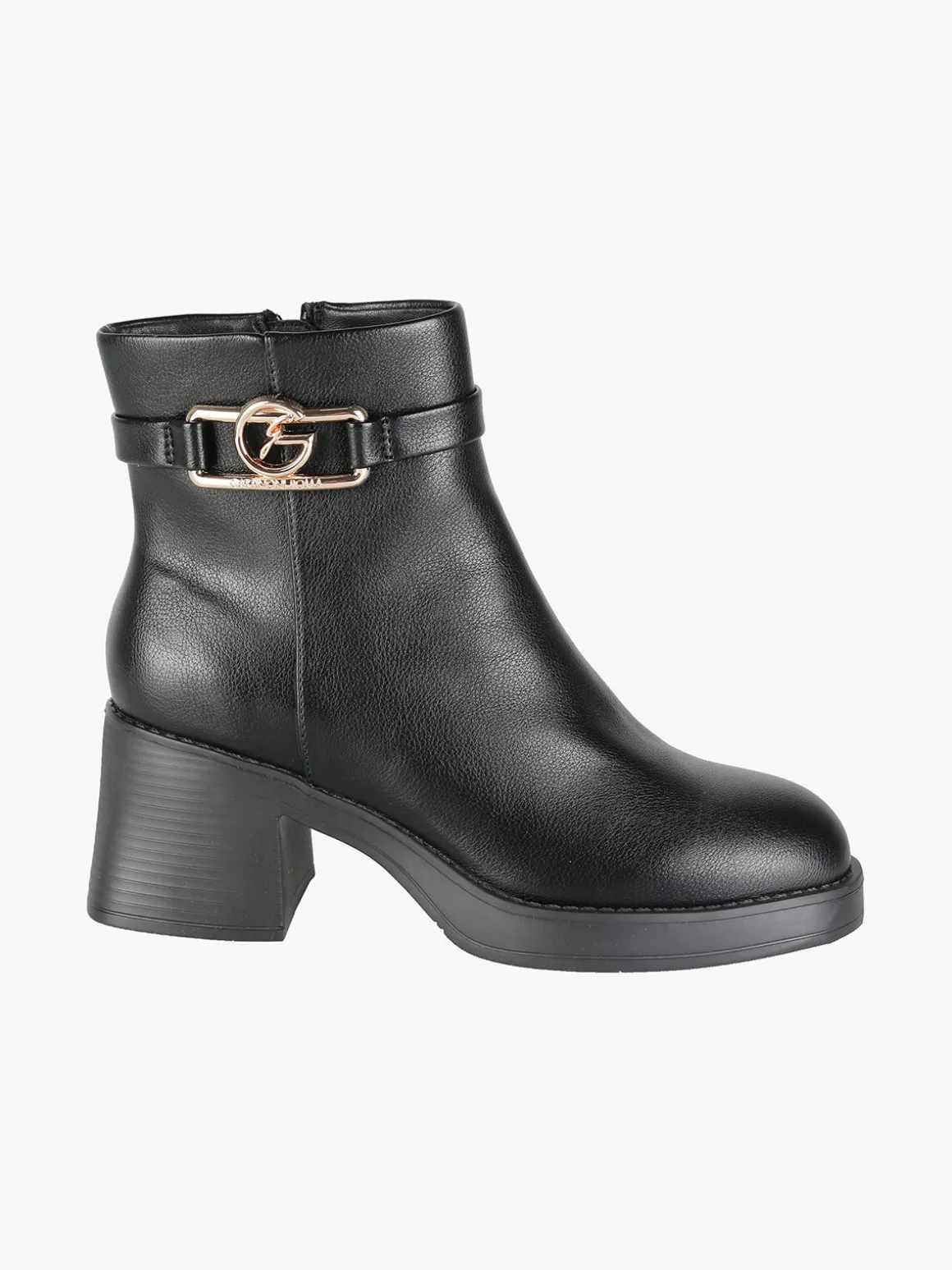 Gattinoni Stivaletti donna con tacco largo e zip