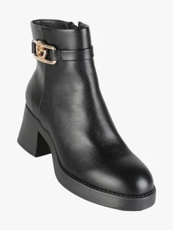 Gattinoni Stivaletti donna con tacco largo e zip