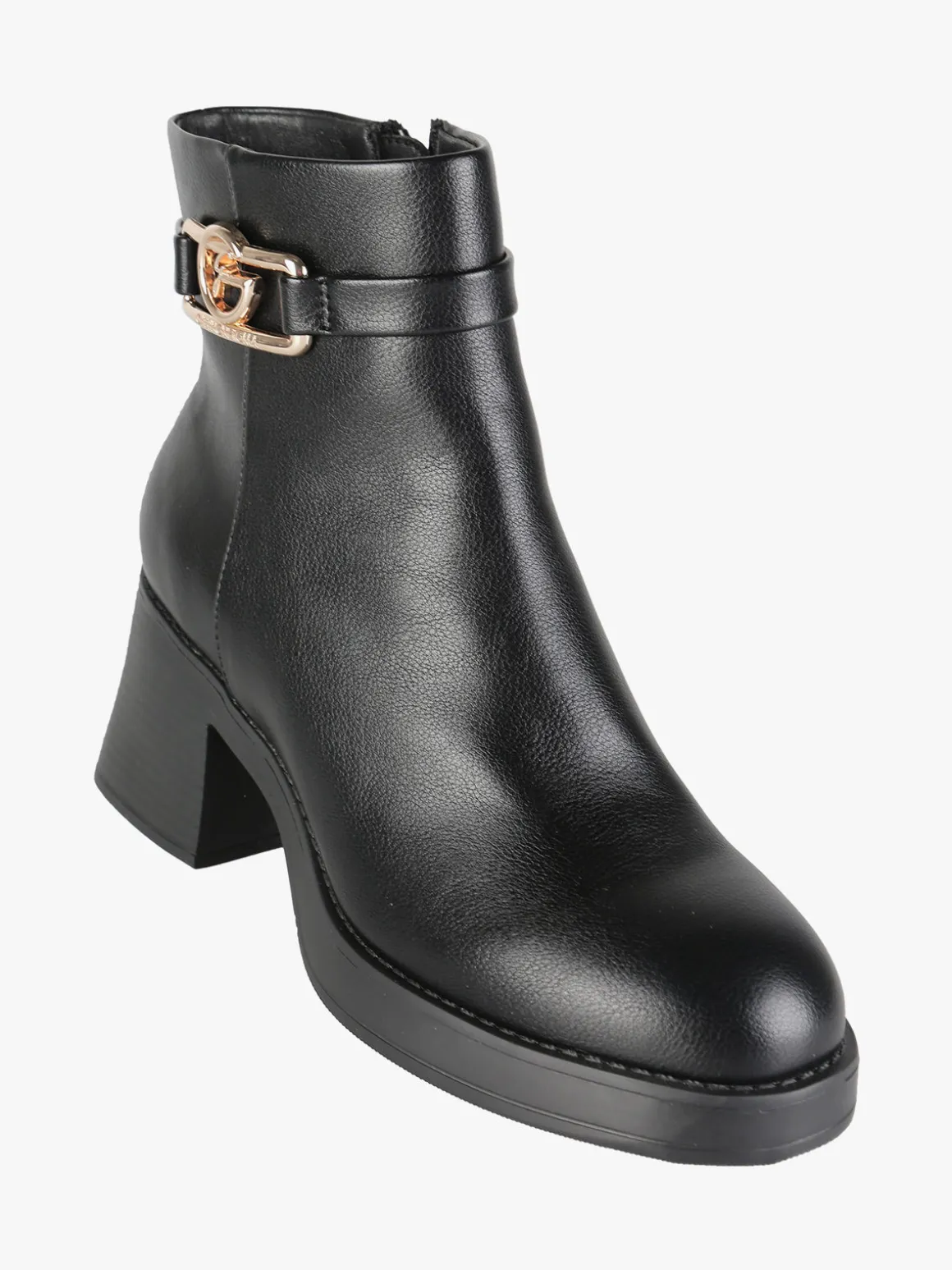 Gattinoni Stivaletti donna con tacco largo e zip