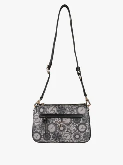 Gattinoni Tracolla donna multitasche con stampe - nero