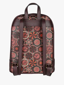 Gattinoni Zainetto donna con stampe geometriche - bordeaux