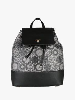 Gattinoni Zaino donna con stampe geometriche e patta