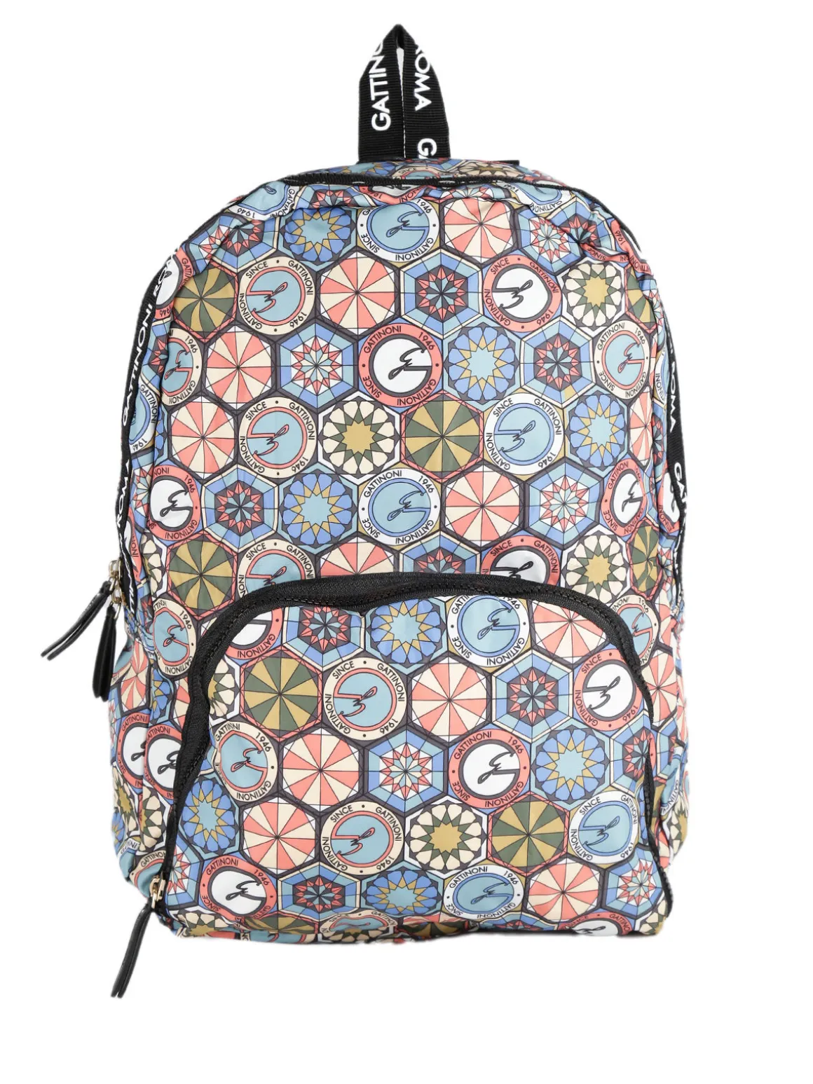 Gattinoni Zaino donna in tessuto con stampe