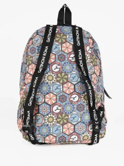 Gattinoni Zaino donna in tessuto con stampe
