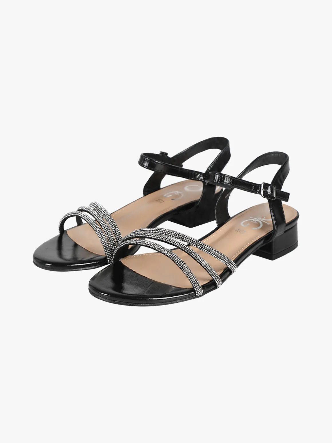 Gavi Sandali bassi da donna con strass