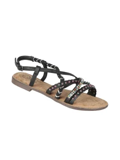 Gavi Sandali donna con fasce incrociate decorate