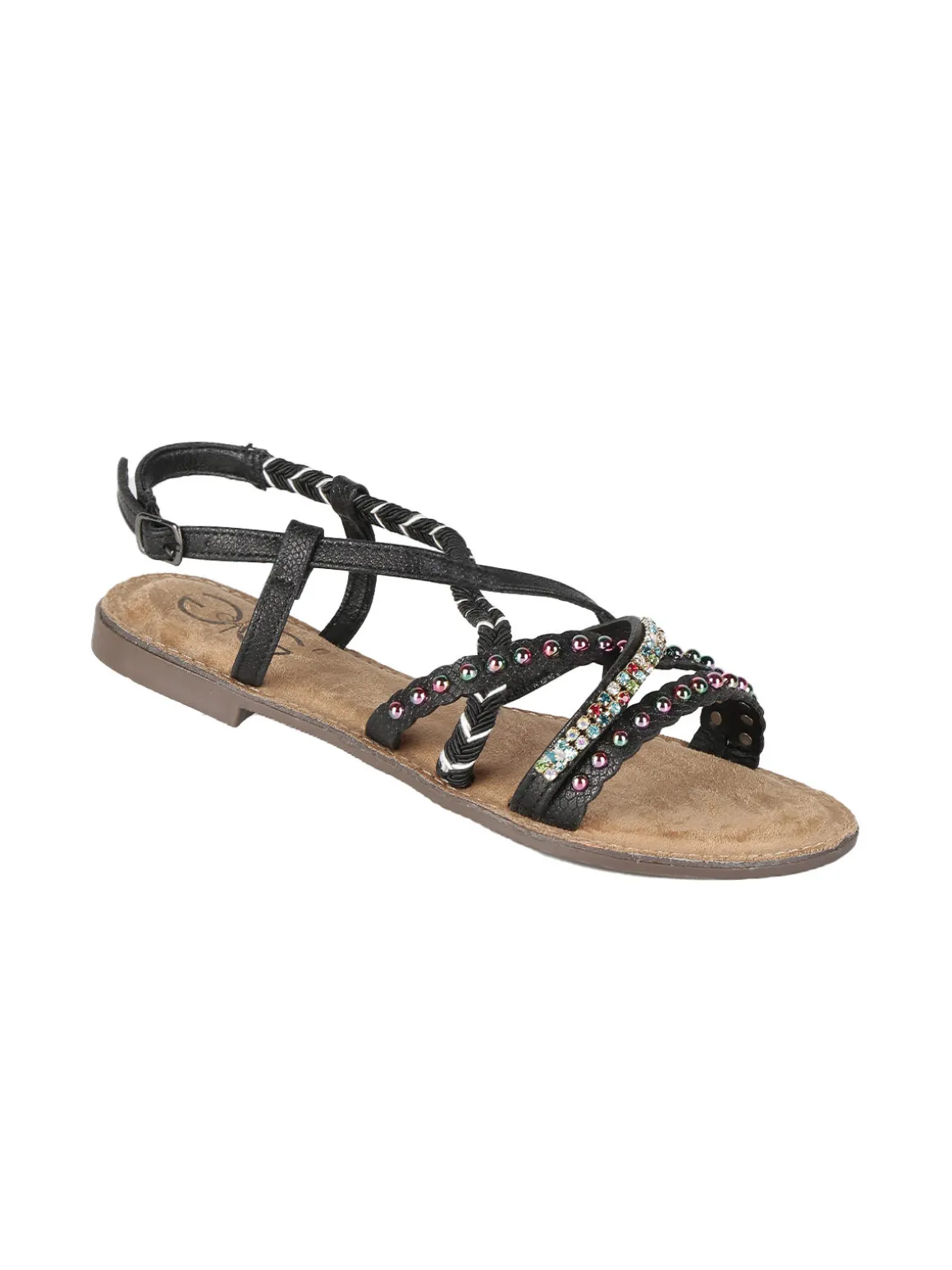Gavi Sandali donna con fasce incrociate decorate