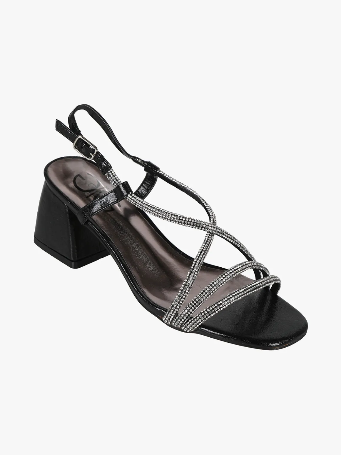 Gavi Sandali donna con tacco e strass