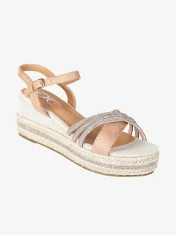 Gavi Sandali donna con zeppa decorata