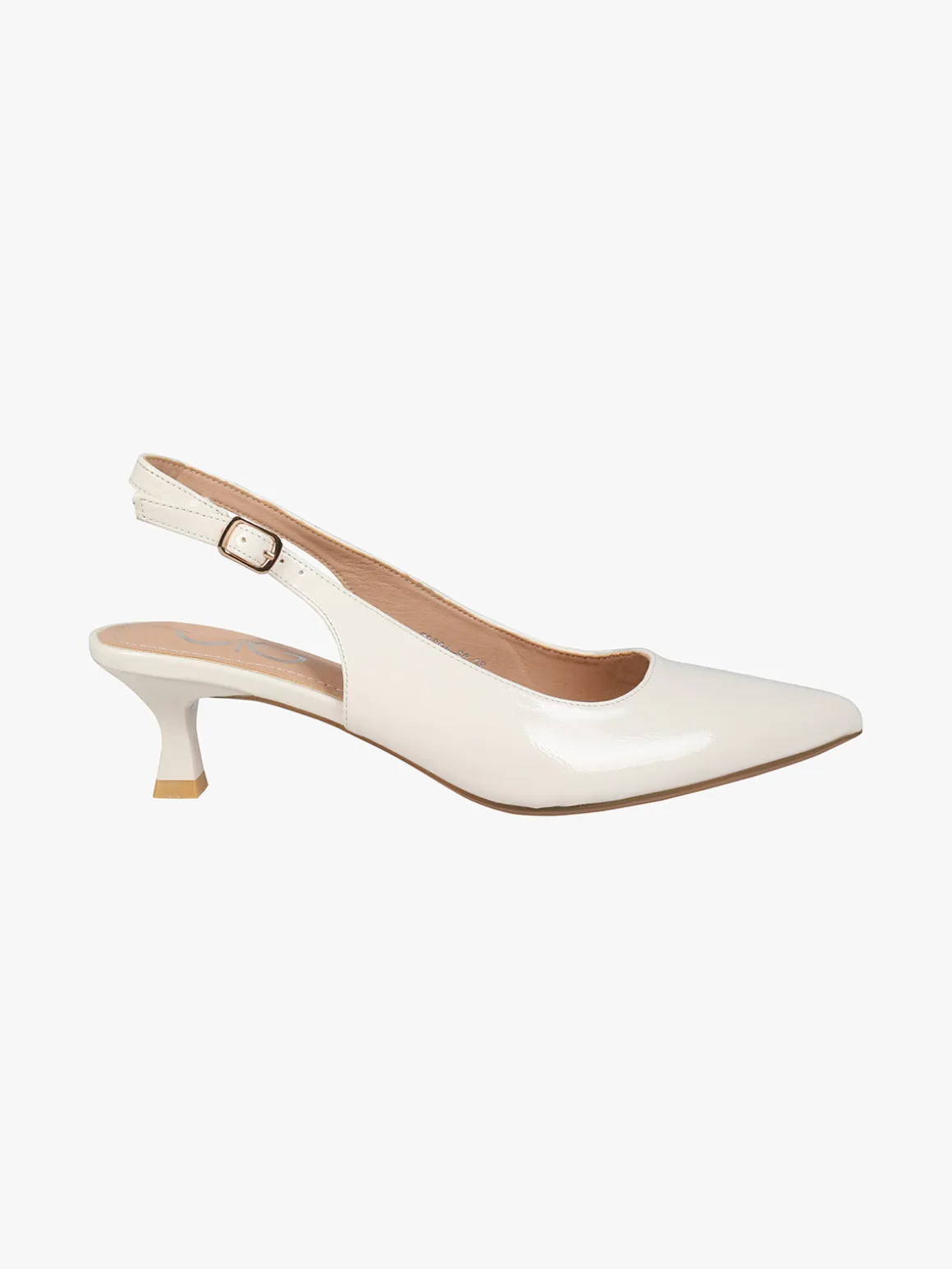 Gavi Slingback donna in vernice con tacco a rocchetto