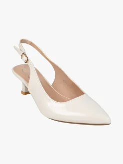 Gavi Slingback donna in vernice con tacco a rocchetto