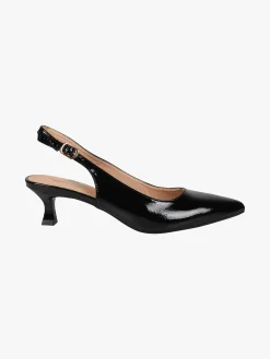 Gavi Slingback donna in vernice con tacco a rocchetto