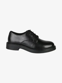 Geox D SERILDA E Francesine stringate donna in pelle - nero