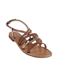 Geox D SOZY S S Sandali bassi donna intrecciati