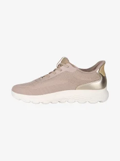 Geox D SPHERICA PLUS Sneakers donna con lacci elastici - taupe