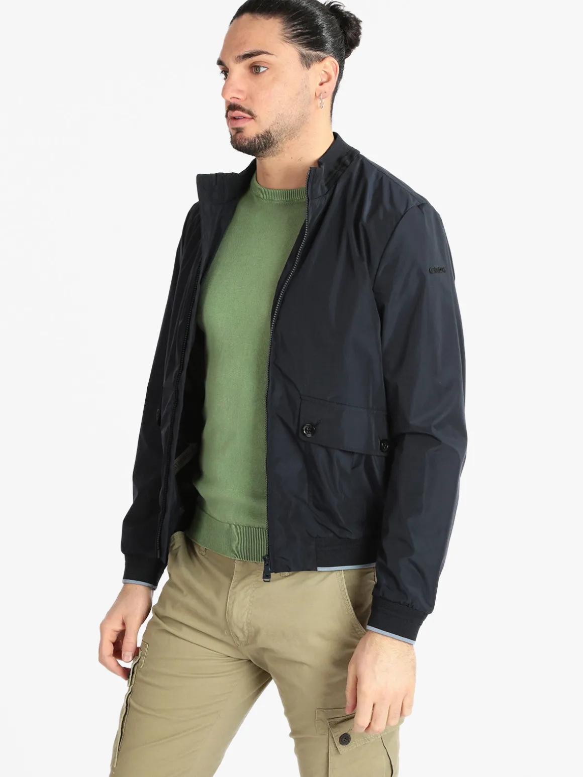 Geox F1624 Giacca corta leggera da uomo