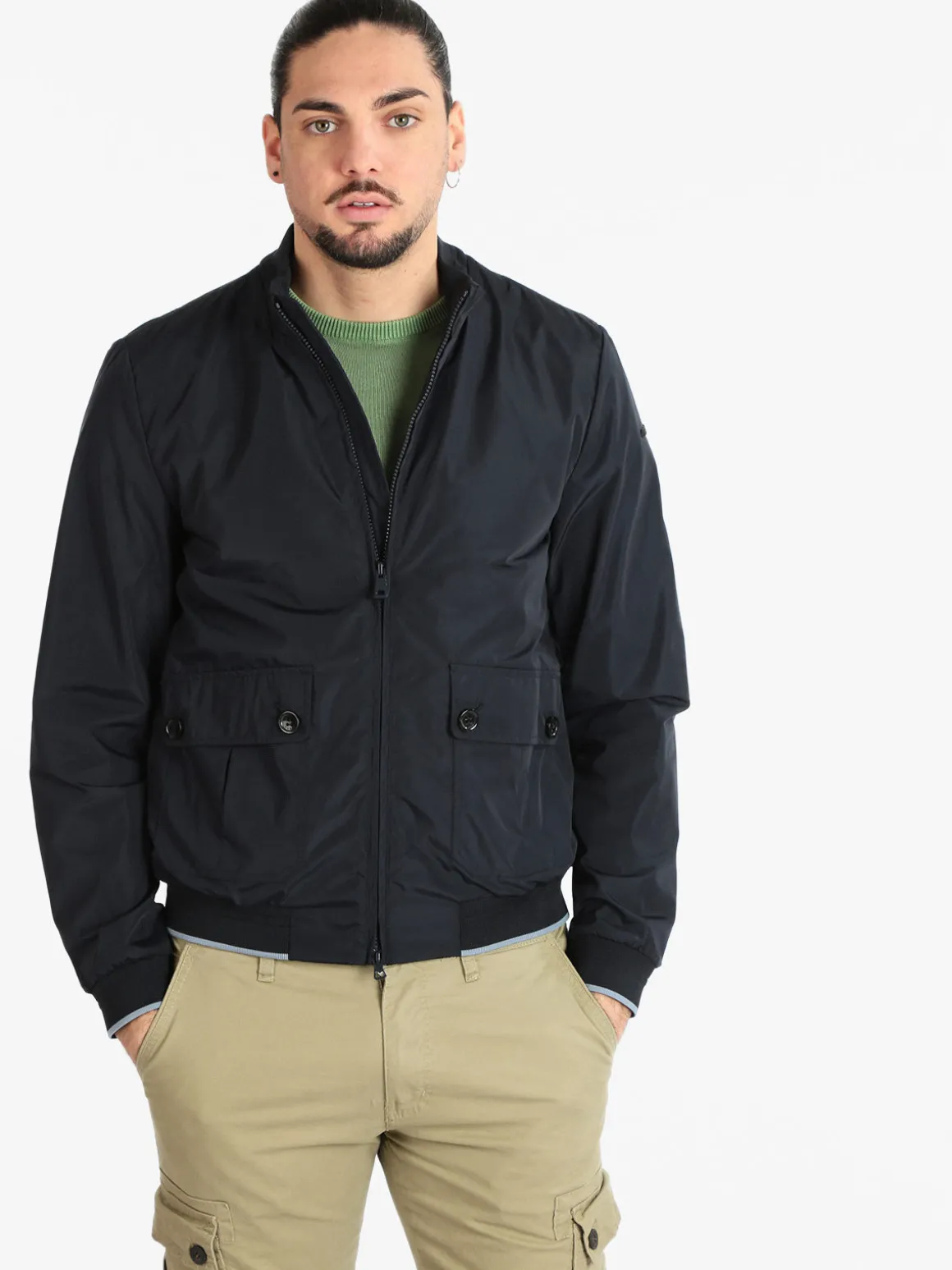 Geox F1624 Giacca corta leggera da uomo