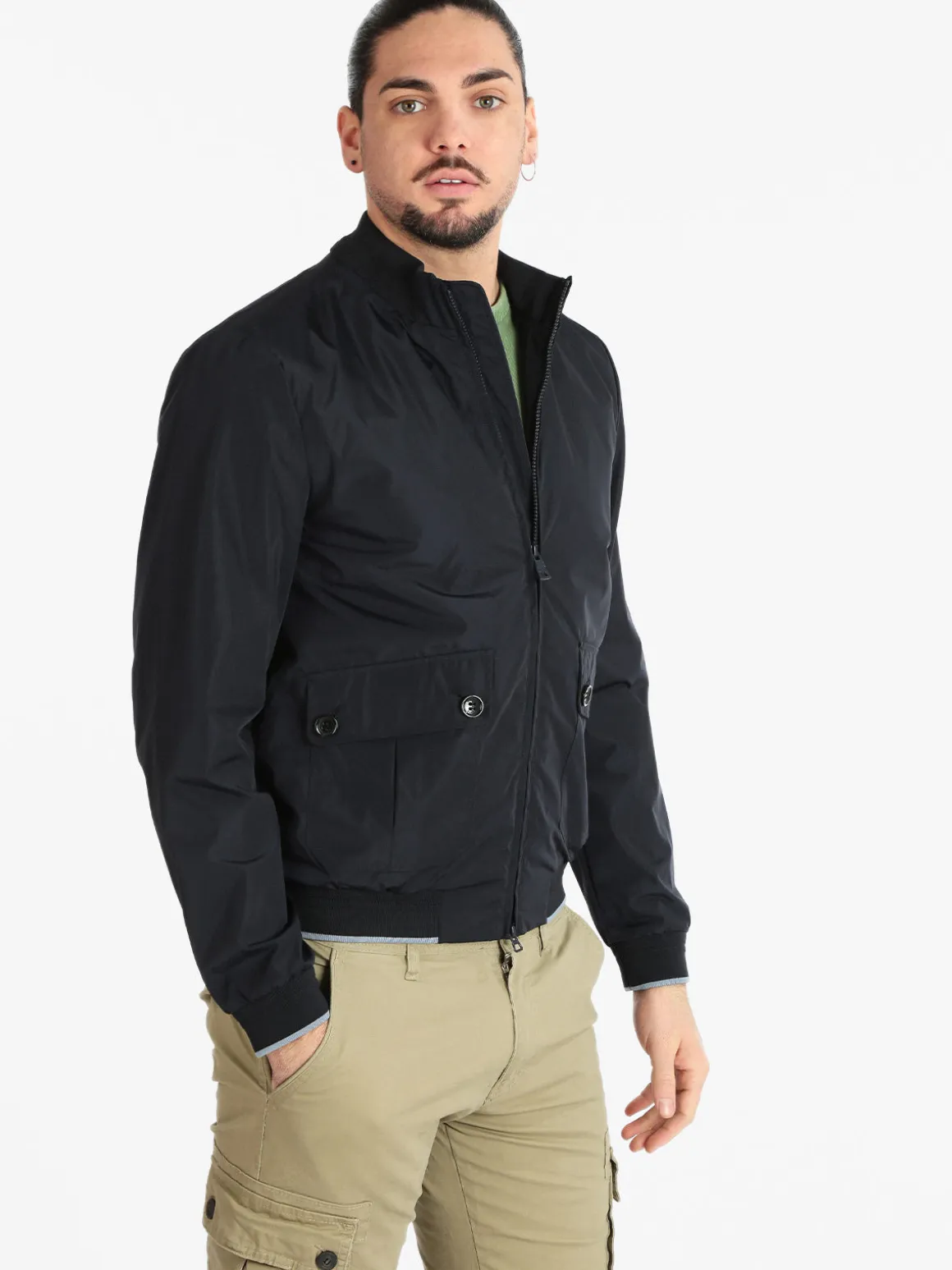 Geox F1624 Giacca corta leggera da uomo