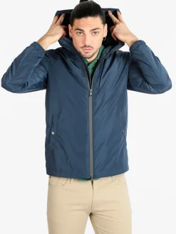 Geox F5241 Giacca leggera da uomo con cappuccio