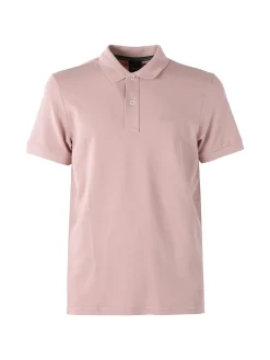 Geox Polo da uomo in cotone a maniche corte - rosa