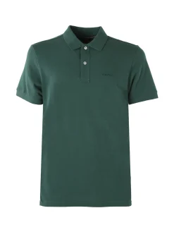 Geox Polo da uomo in cotone a maniche corte - verde