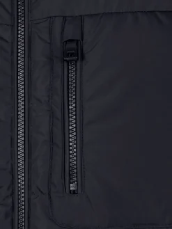 Geox SNAKE Giubbotto imbottito da uomo con zip - blu scuro