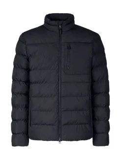Geox SNAKE Giubbotto imbottito da uomo con zip - blu scuro