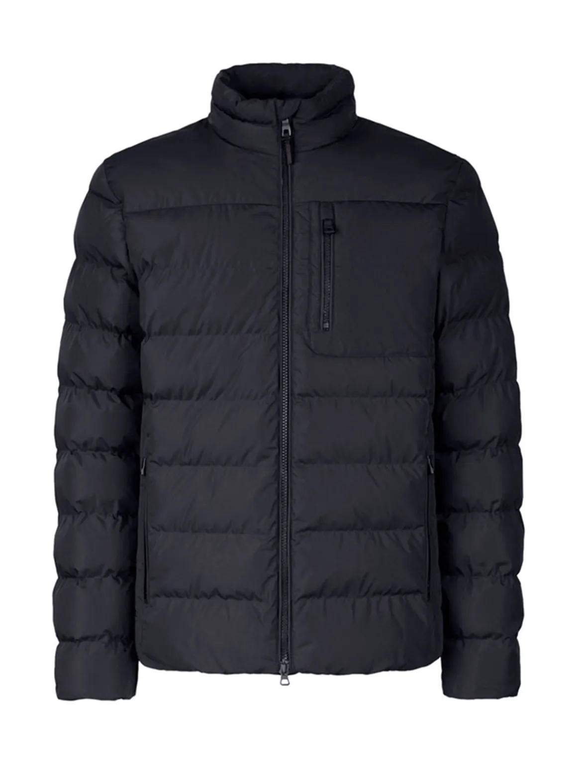 Geox SNAKE Giubbotto imbottito da uomo con zip - blu scuro