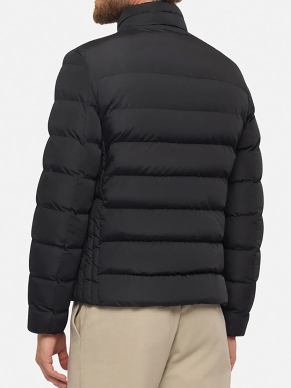 Geox SNAKE Giubbotto imbottito da uomo con zip - nero
