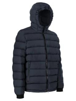 Geox SPHERICA Giubbotto imbottito da uomo con cappuccio e zip - nero