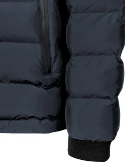 Geox SPHERICA Giubbotto imbottito da uomo con cappuccio e zip - nero