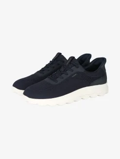 Geox SPHERICA PLUS Sneakers uomo con lacci elastici - blu scuro