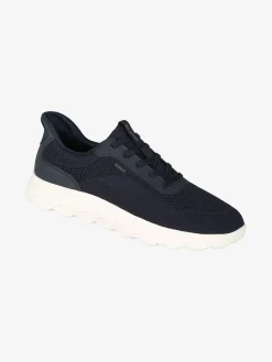 Geox SPHERICA PLUS Sneakers uomo con lacci elastici - blu scuro