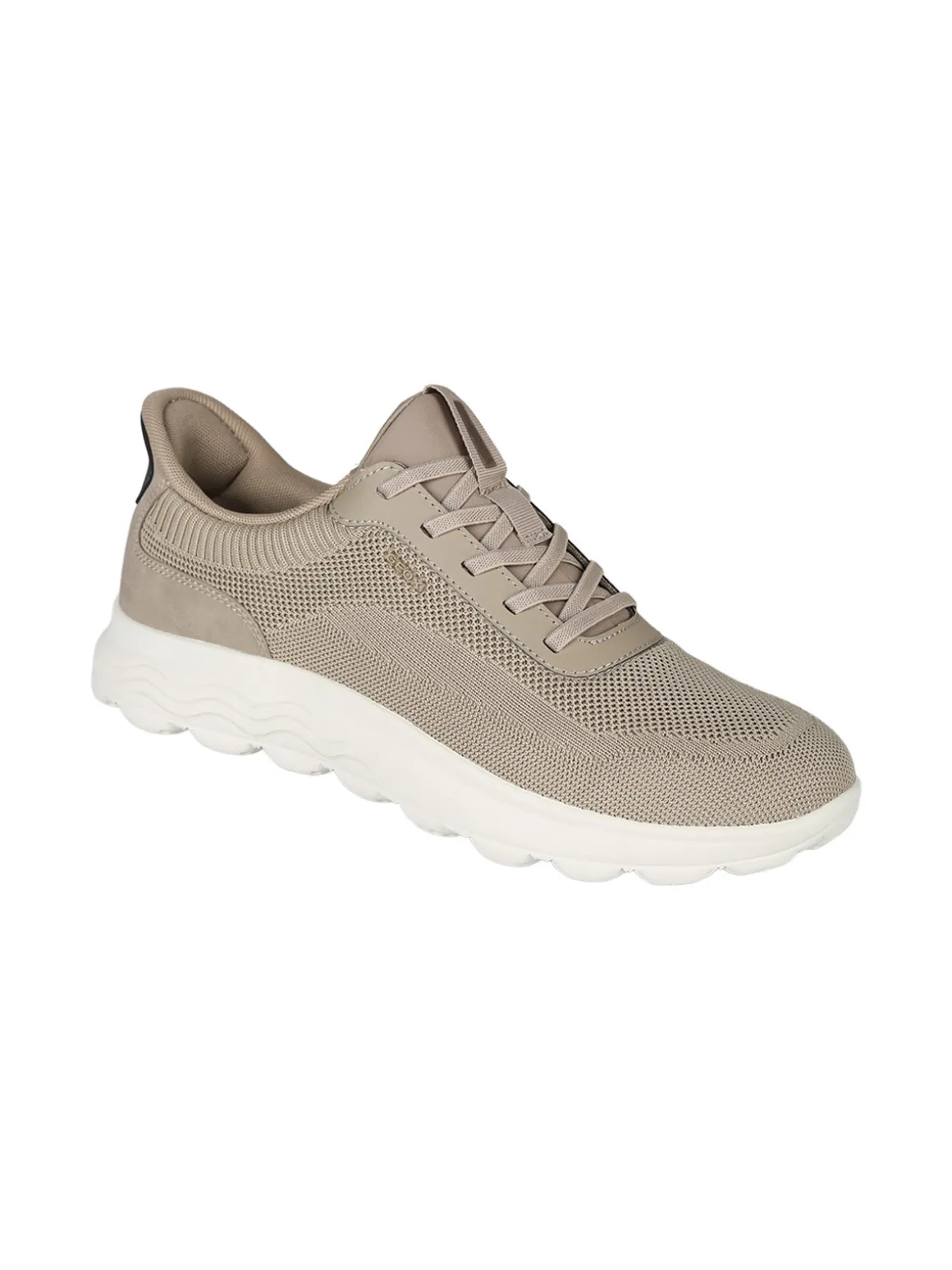 Geox SPHERICA PLUS Sneakers uomo con lacci elastici - fango