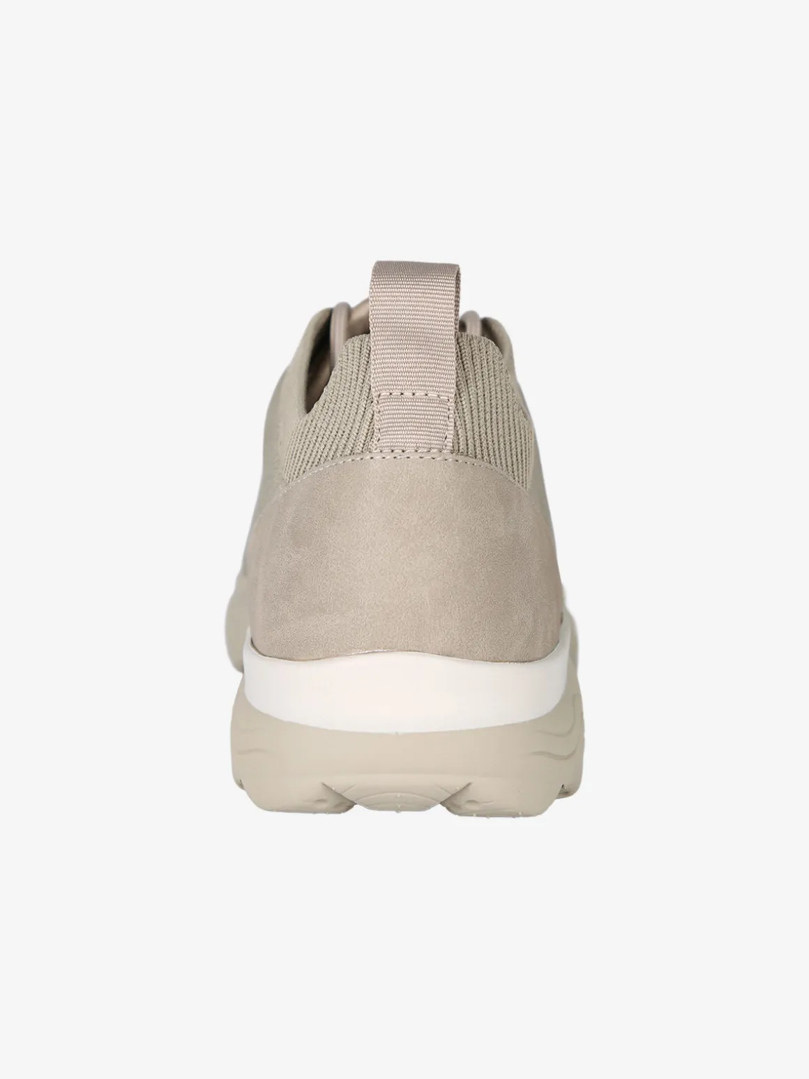 Geox SPHERICA Sneakers uomo stringate in maglia - fango