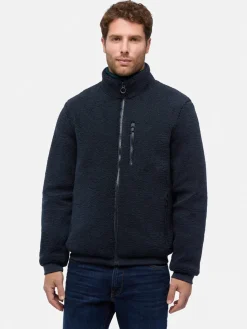 Geox SWEATER Giacca reversibile da uomo con zip - blu scuro