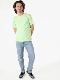 Geox T-shirt girocollo da uomo in cotone - acqua marina