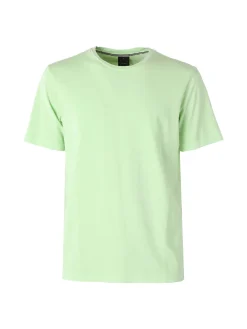 Geox T-shirt girocollo da uomo in cotone - acqua marina