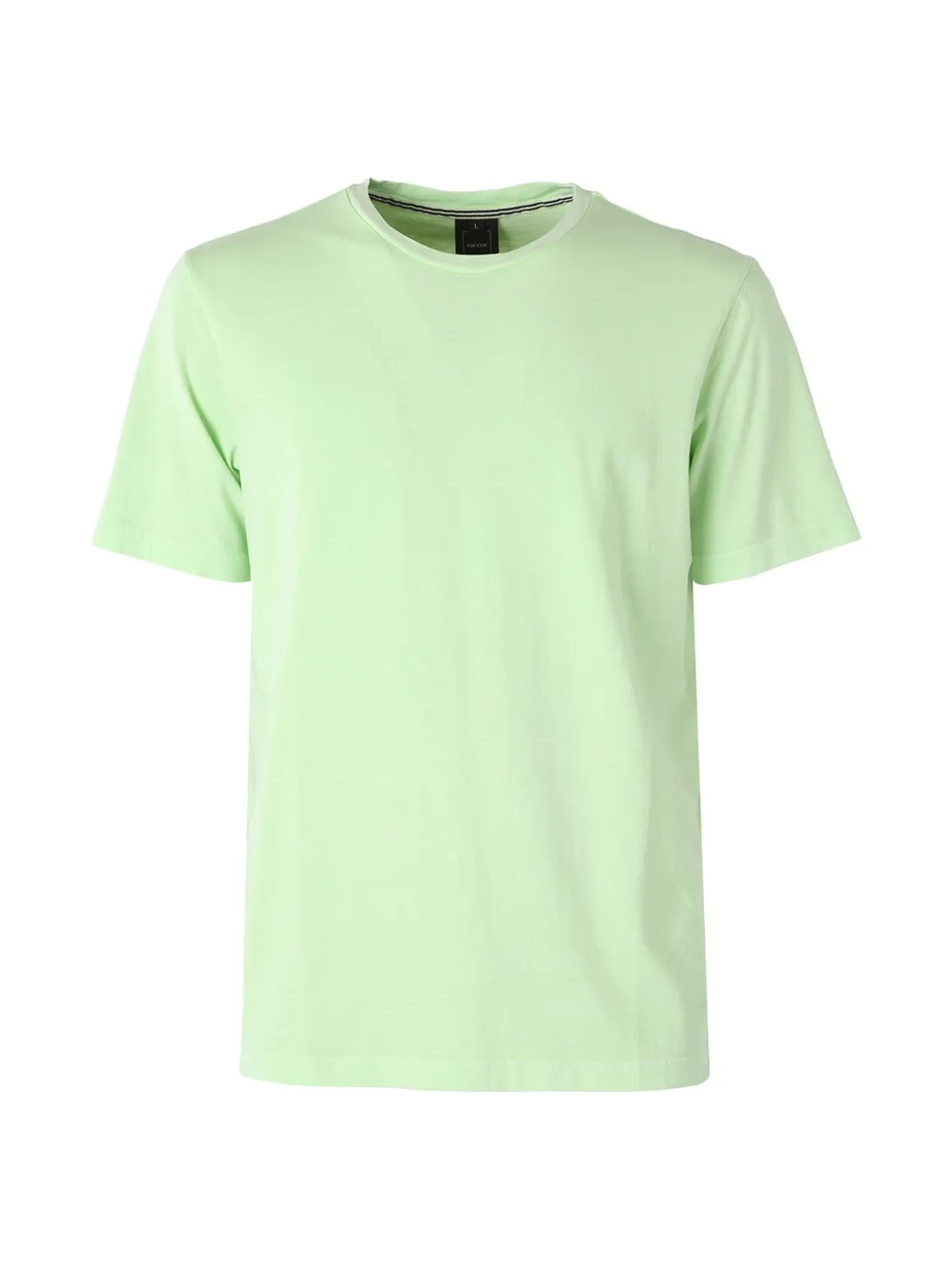 Geox T-shirt girocollo da uomo in cotone - acqua marina